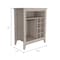 Tuhome Essential Bar Cabinet, One Open Shelf, Six Built-in Wine Rack, One Drawer, Light Gray BLZ6716 - alternate 7